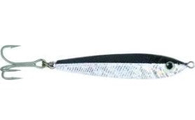 GOT-CHA JF3-BS Jigfish Lure 3 3/4" 3oz 2/0 Treble Hook Black/Silver