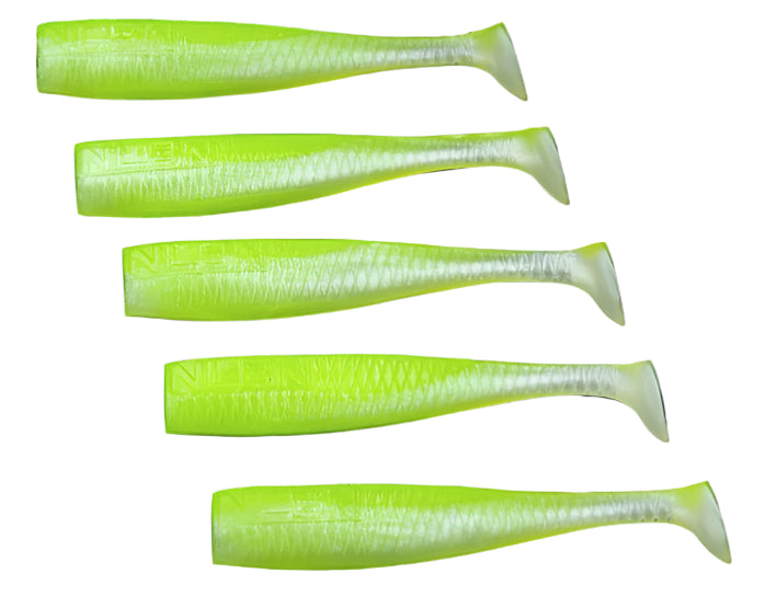 NLBN No Live Bait Needed 3.75" Paddle Tail