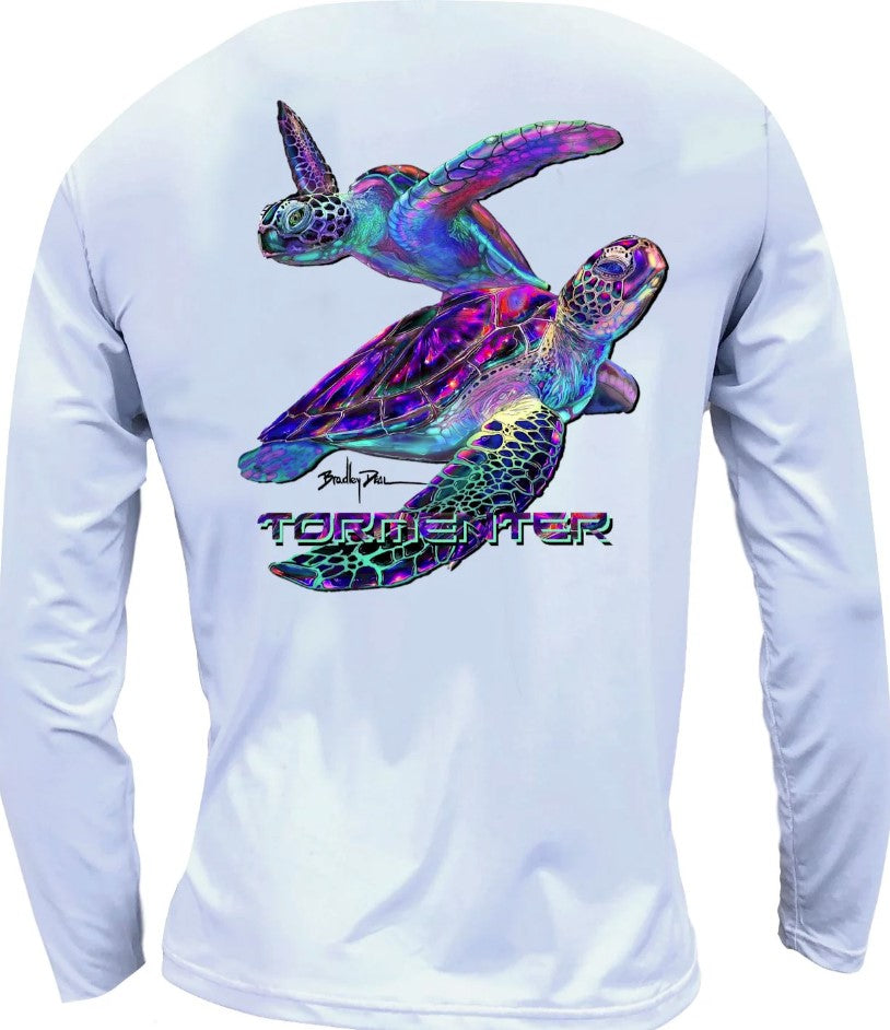 Tormenter Ocean Men's Performance Shirt- Turtles