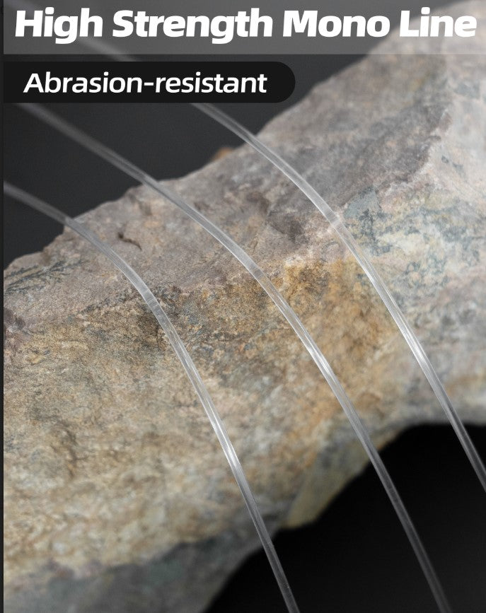 BLUEWING High Speed Wahoo Trolling Shock Leader with 25ft 250-400lb