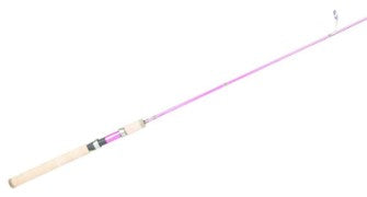 Crowder PESS708 E-Series Lite Pink Spinning Rod 7' 8-15lb.