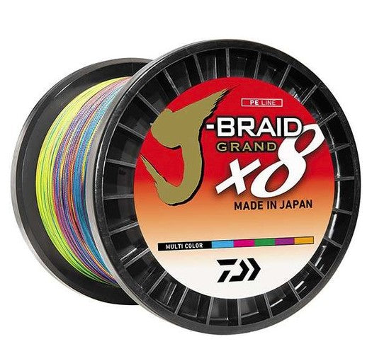 Daiwa J-Braid x8 Grand Braided Line - Multi-Color - 120lb - 3300yds
