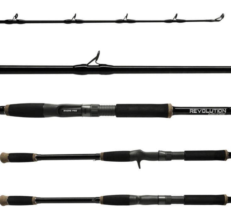 JYG RI-80XXH-20-40-SG-C Revolution Inshore Casting Rod 8' 20-40lb