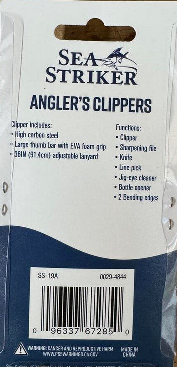 Sea Striker Angler's Clippers Multitool With Lanyard