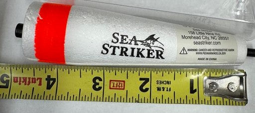 Sea Striker Slotted Foam Flat Red / White Weighted