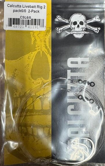 Calcutta Equalizer Livebait Leaders Rig