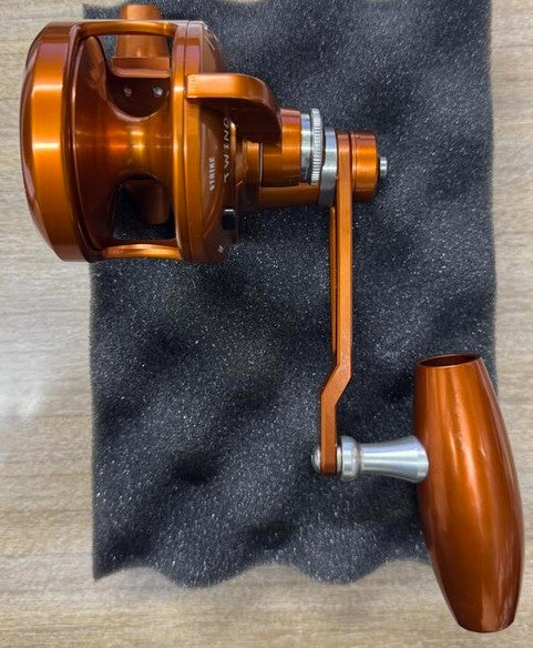 Accurate Valiant 2 VT2-500NL-SPJ-BO Narrow Left Hand 2 Speed Custom Burnt Orange Reel