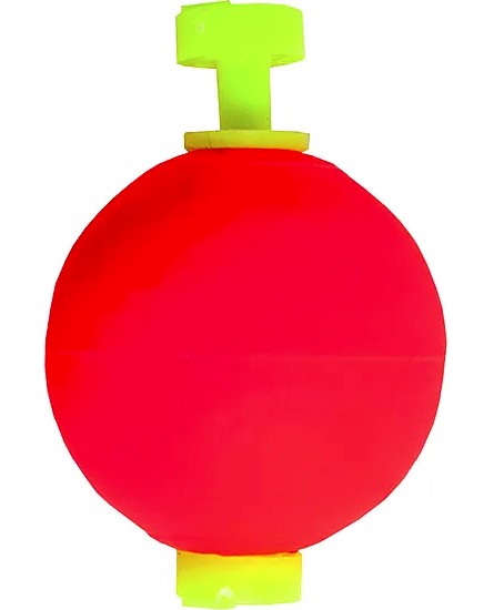 Billy Boy Round Red Foam Snap on Float 1-1/4"