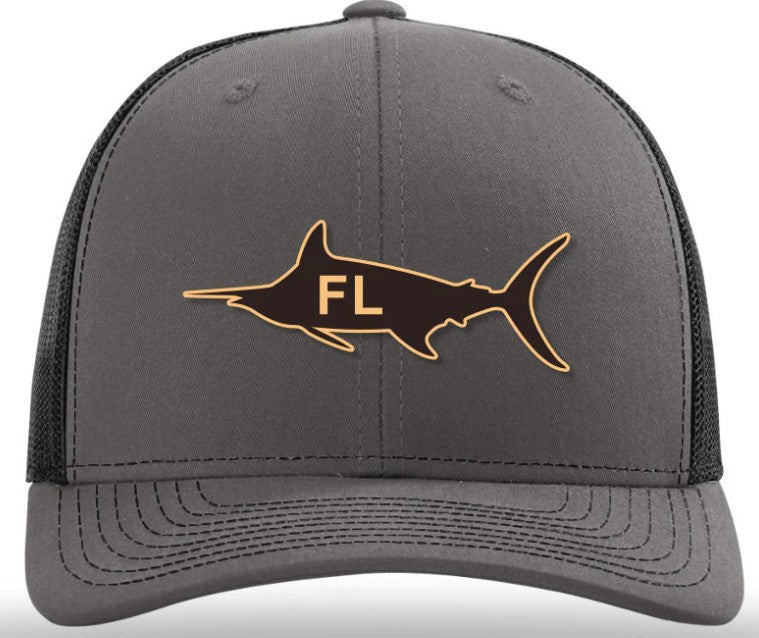 Lost Wando Florida Marlin Leather Patch Hat Snapback