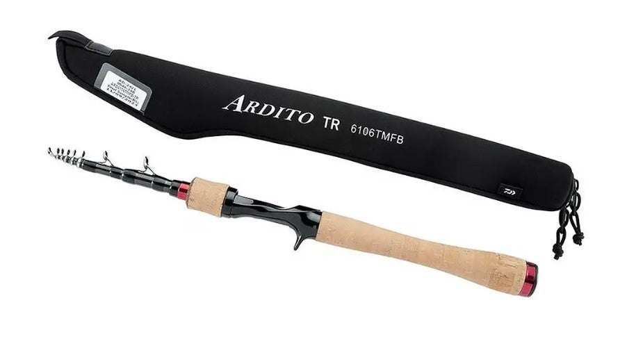 Daiwa ARD6106TMFB-TR Ardito Premium Telescopic Travel Casting Rod 6'10" 7-16lb.