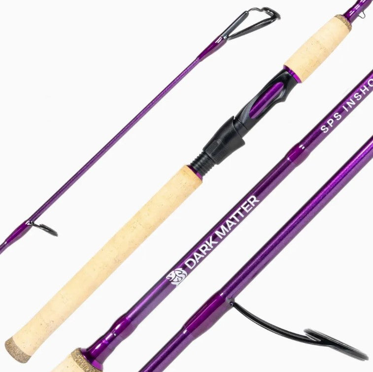 Dark Matter SPSIS70MF-PU SPS Purple Inshore Spinning Rods 7' 8-17lb