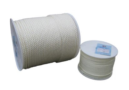 Everstrong 3 Strand Twisted Nylon Rope 1/4" 3/8" Per Foot
