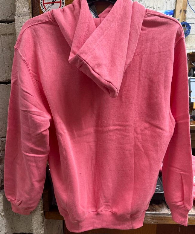 Tormenter Pink Hoodie Pullover Coral Embroidered Raging Tuna