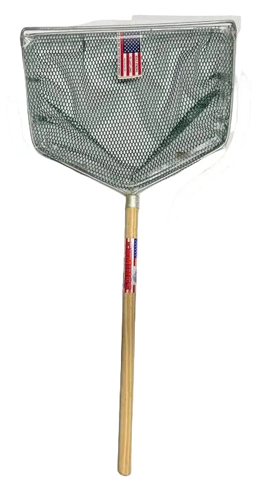 Cumings Shallow Dealer Bait Net Wooden Handle