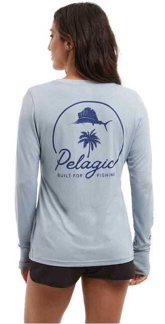 Pelagic Women's Aquatek Tropical Dream Long Sleeve Performance Shirts