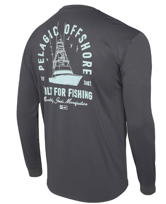 Pelagic Men's Aquatek Sporty Long Sleeve Performance Shirt