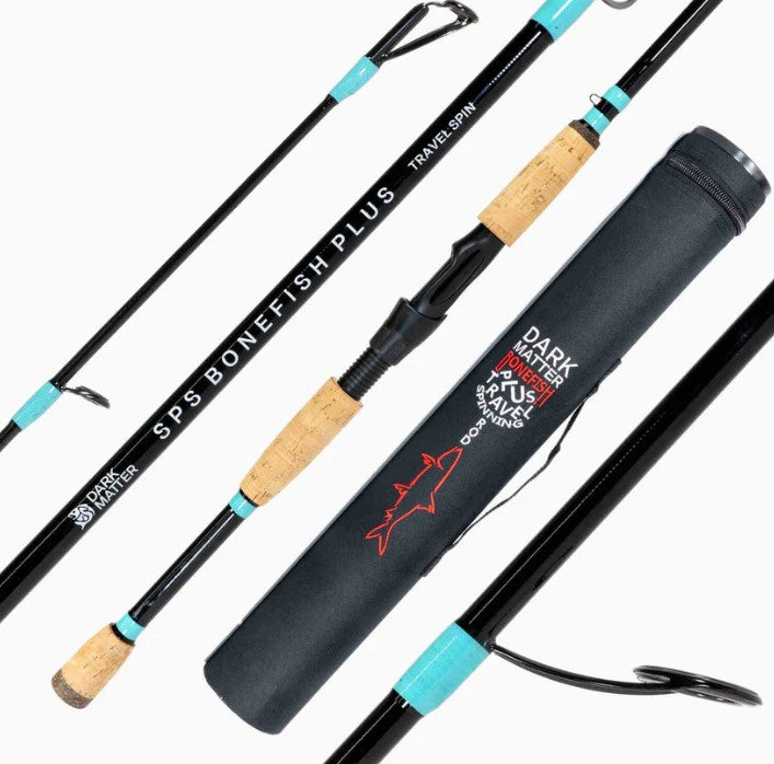 Dark Matter SPSBPS704M SPS Inshore Travel 4-Piece Spinning Rods 7' 8-17lb
