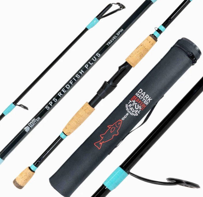 Dark Matter SPSRPS70MHF4 SPS Inshore Travel 4-Piece Spinning Rods 7' 10-20lb
