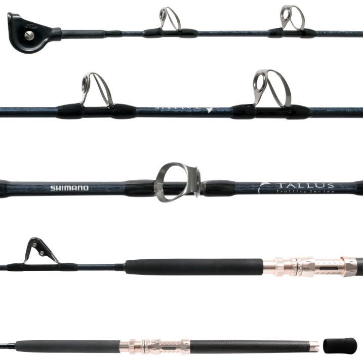 Shimano TLCSTMH2SSBLA Tallus Stand Up Straight Butt Trolling Rod 5'6".