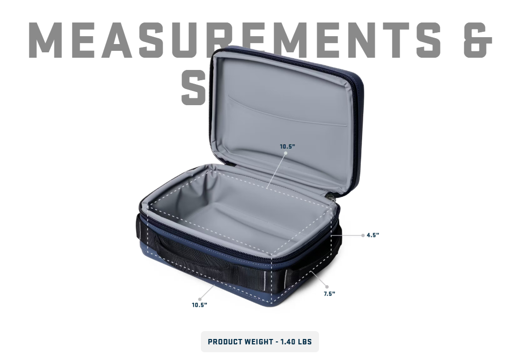 YETI Daytrip Insulated Soft Cooler Lunch Box 5L