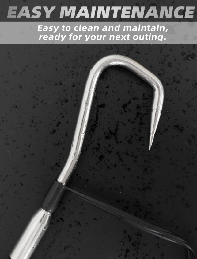 Bluewing Fiberglass Gaff with Stainless Steel Hook