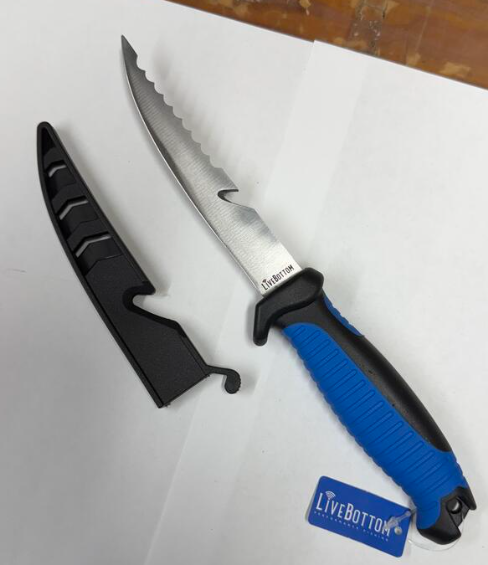 Lvebottom Bait Knife 5" Blade Overall Length 10"