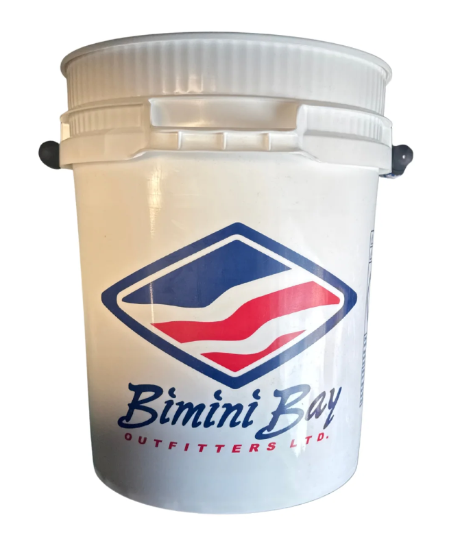 Bimini Bay Outfitters 5-Gallon Bucker with Rope Handle.