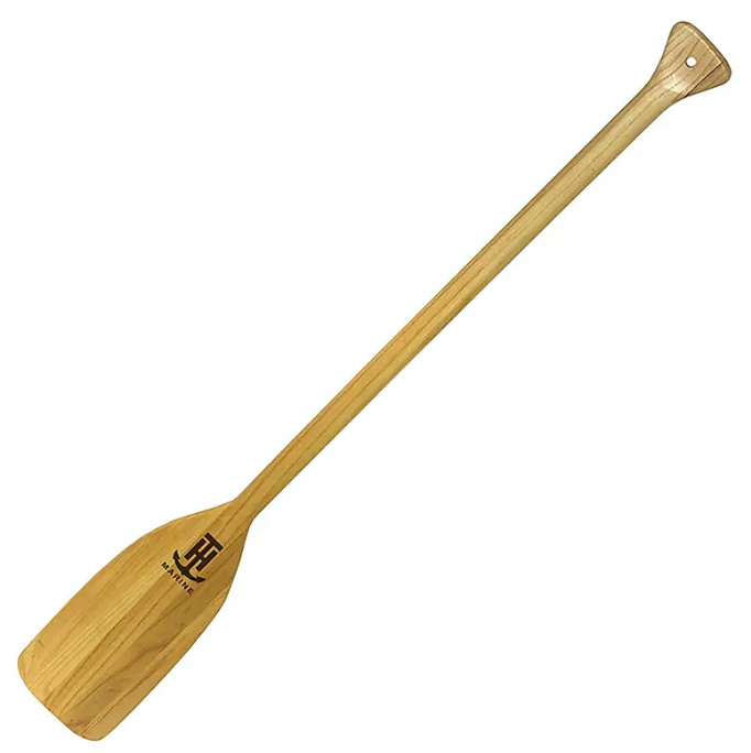 T-H Marine Wood Boat / Canoe Paddle - 5' Foot - Clear Finish.