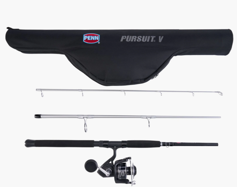 Penn PURV6000703MHTRVL Pursuit V Travel Spinning Combo 3-Piece 7' 12-40lb