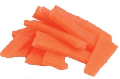 Fishbites Fish'N Strips Clam Longer Lasting Bait Strips, Orange 1-1/2", 15pk