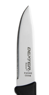 Dexter Russell 2 3/4" Paring Knife With Polypropylene Black Handle, Carbon Steel