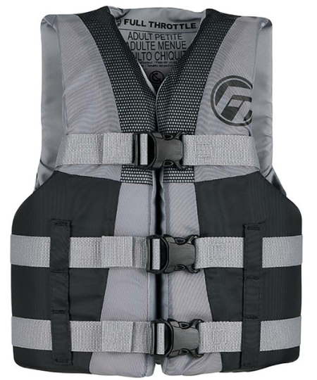 FULL THROTTLE TEEN NYLON LIFE JACKET - GREY