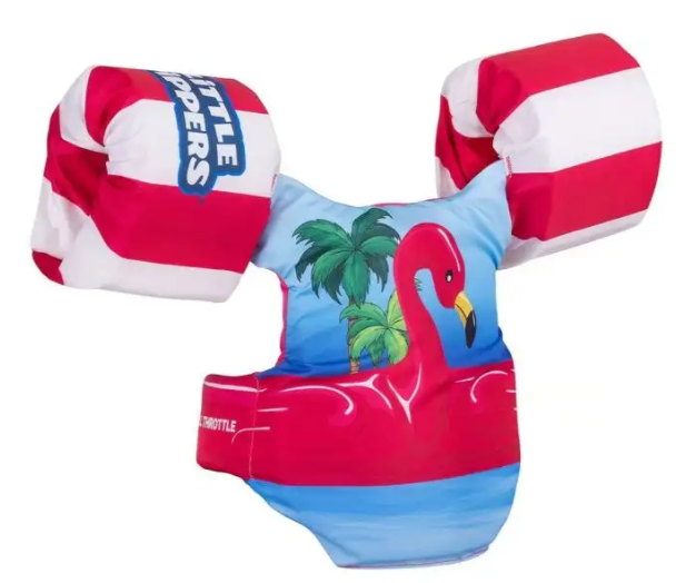 Full Throttle Little Dippers Life Jacket - Flamingo