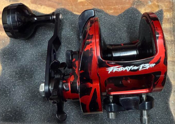 Accurate TXD-600X-FRI13 Tern 2 Limited Edition Friday The 13th Conventional Reel Right Hand