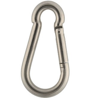 Shoreline Marine Safety Spring Hook, Stainless Steel.