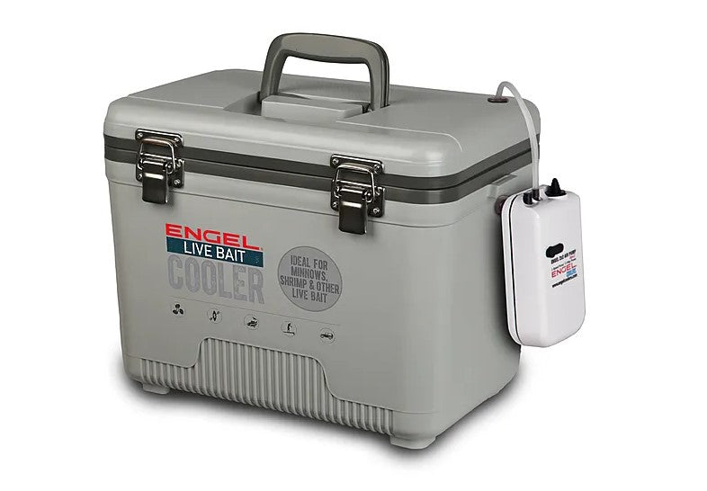 Engel Live Bait Cooler with Air Pumps Livewell