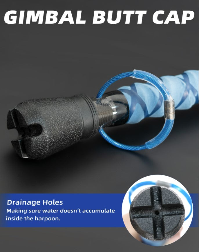 Bluewing 12' Front Weighted, 3-Piece, Carbon Fiber Harpoon.