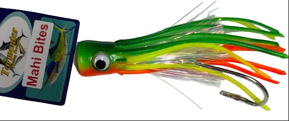 Tormenter Mahi Bites Rigged Trolling Plastic Squid Lure