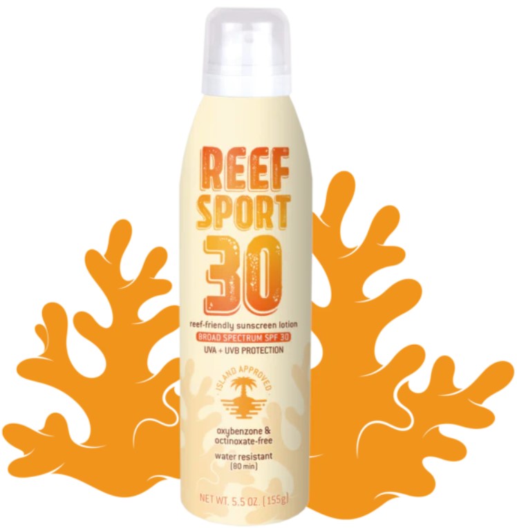 Reef Sport Suncare Sunscreen 6 Ounce Spray.