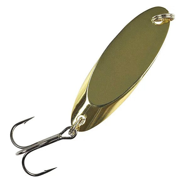 Johnson Splinter Hard Bait, Spoon 3/4 oz Chrome Gold