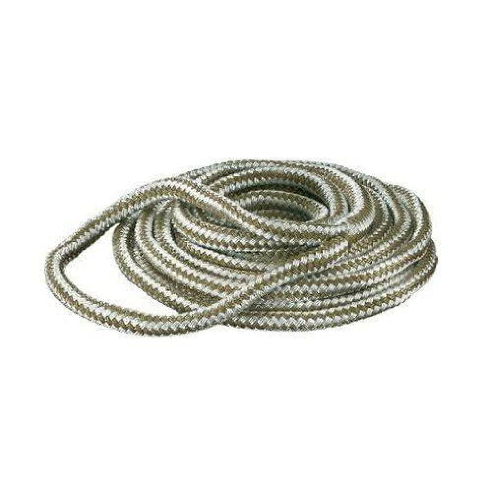 ShoreLine Marine 1/2" x 15' Double Braid Dock Line Gold/White Nylon.
