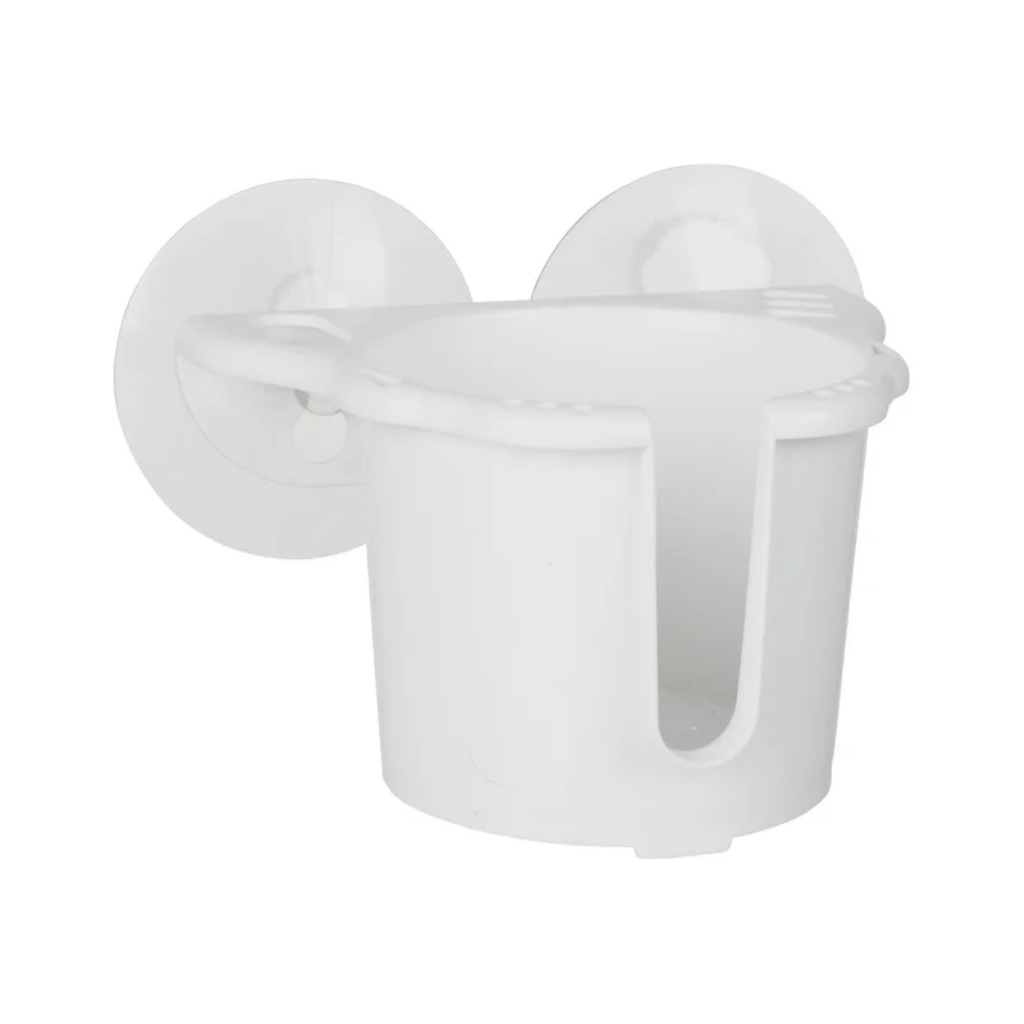 Shoreline Marine Suction Cup Drink Holder - White