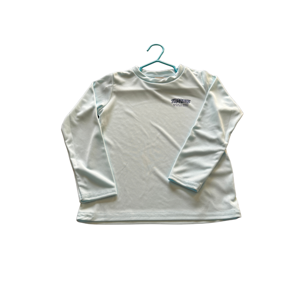 Tuppen's Toddler Long Sleeve Blue Sailfish Performance Shirt UV 50