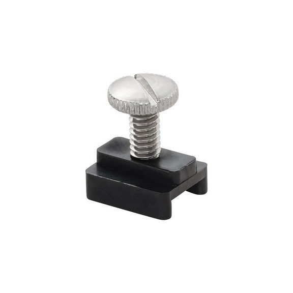 Whitecap 3432B Slide Lock w/Head Screw (for .850 track) Black.