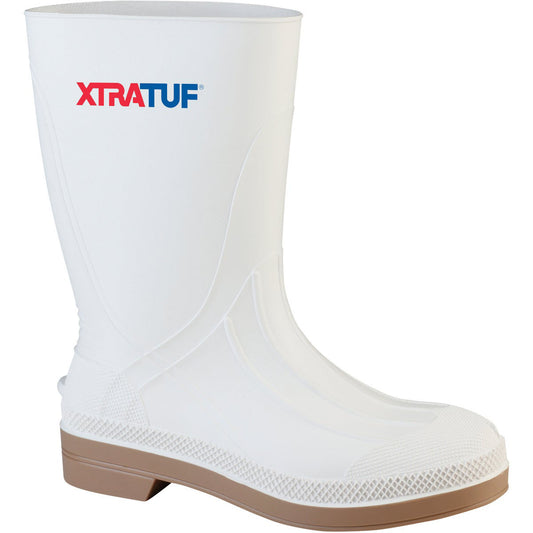 XtraTuf XT PVC Shrimp Boot - White - Size 11.