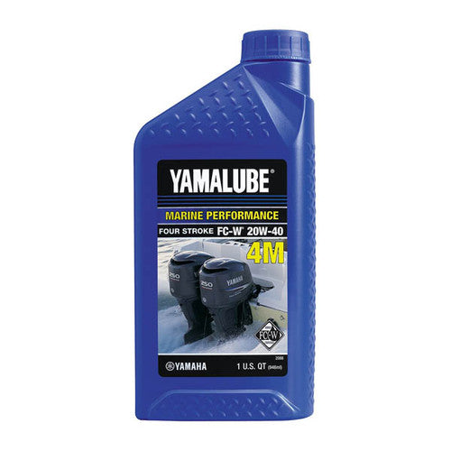 YamaLube 20W-40 Marine Oil Nmma FCW 1-Quart