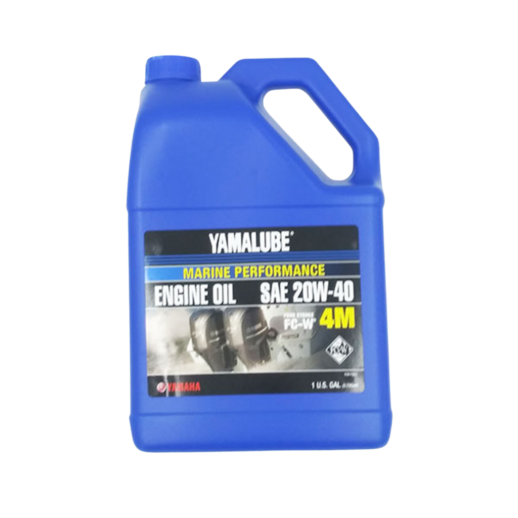 YamaLube 20W-40 Marine Oil NMMA FCW 4-Stroke 1 Gallon