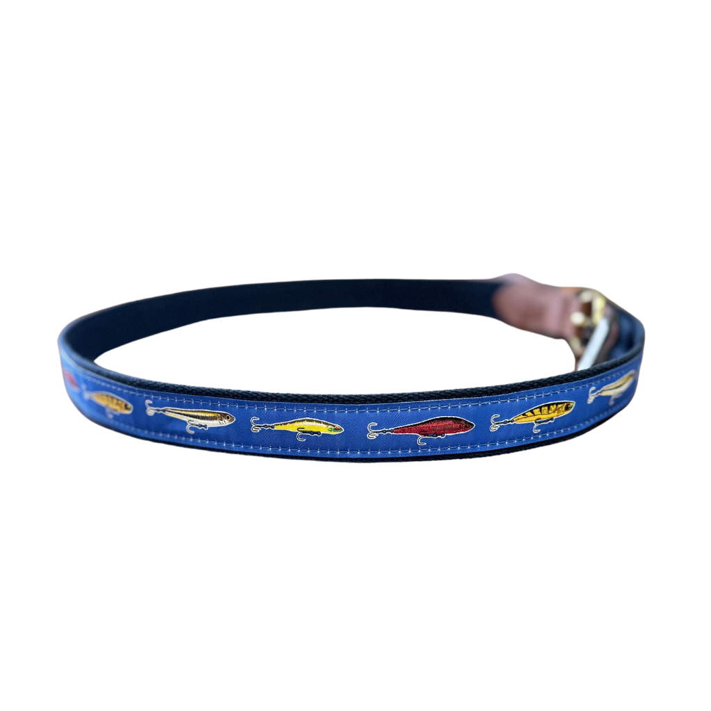 Zep-Pro Navy Lure Ribbon Belt