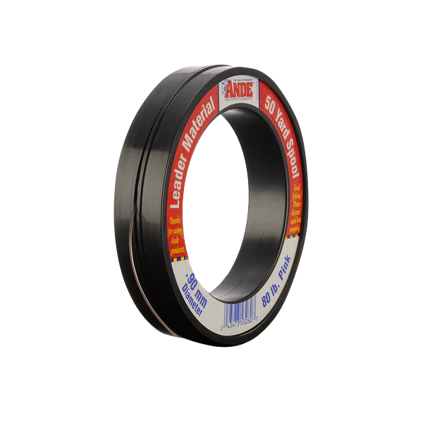 Ande 50yds Pink Leader Material Wrist Spool