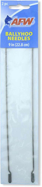 AFW Ballyhoo Rigging Needles - Stainless Steel - 9in 2 pack